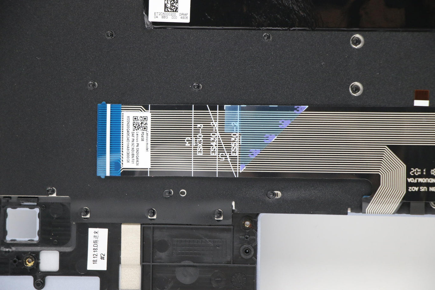 Lenovo Up Assy_Blu Fp W/Bl Kb_Us - 5CB0S16212