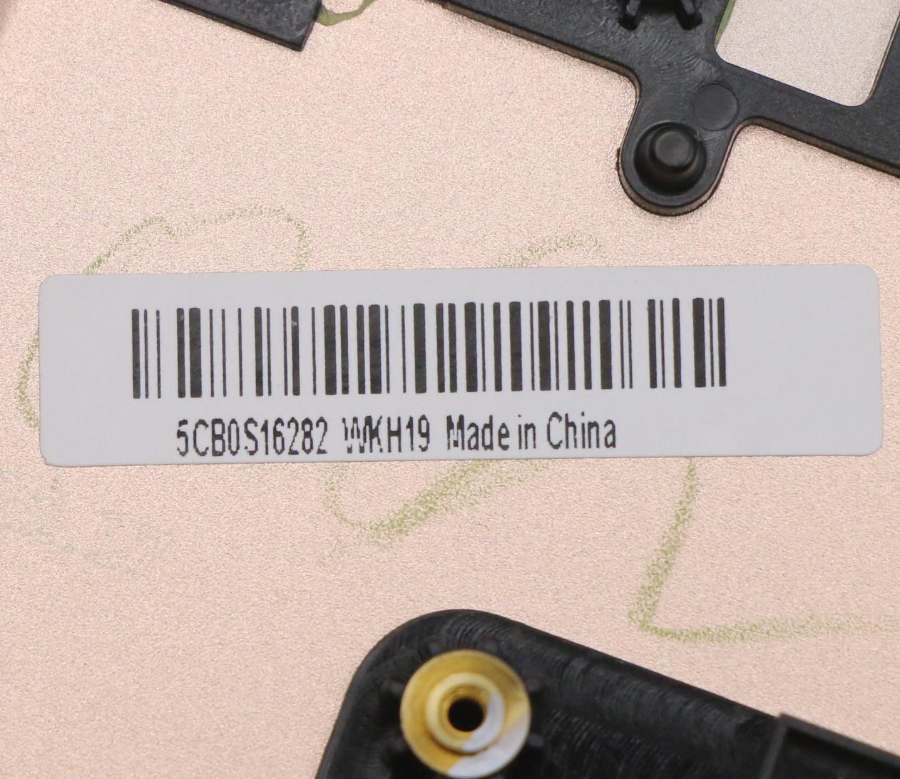 Lenovo Up Assy_Cop Fp W/Bl Kb_Inte - 5CB0S16282