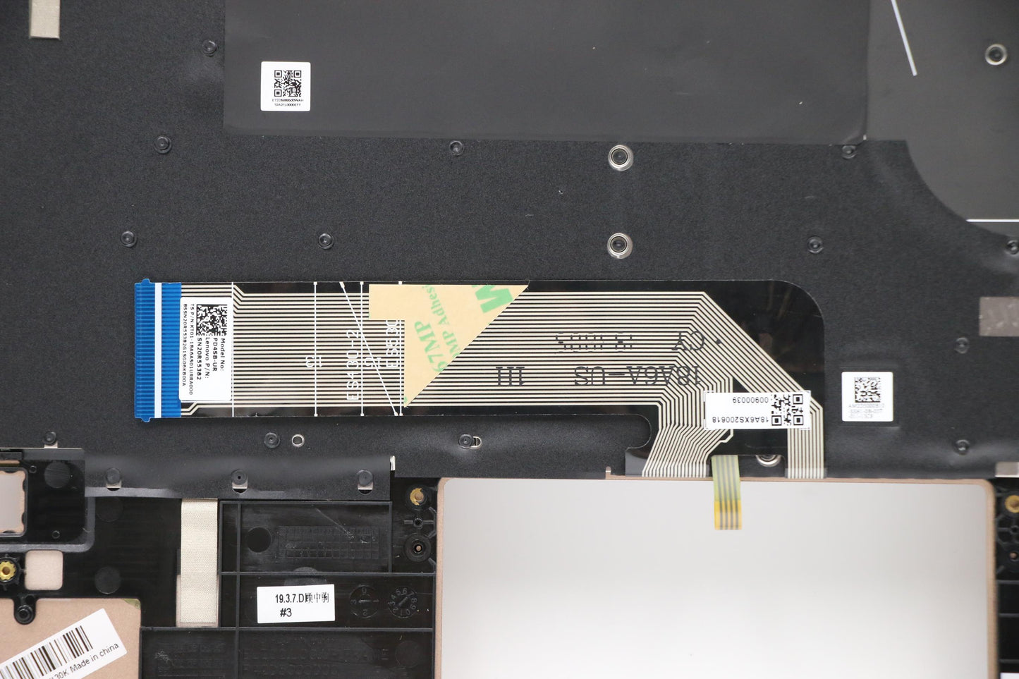 Lenovo Up Assy_Cop Fp W/Bl Kb_Ukr - 5CB0S16310