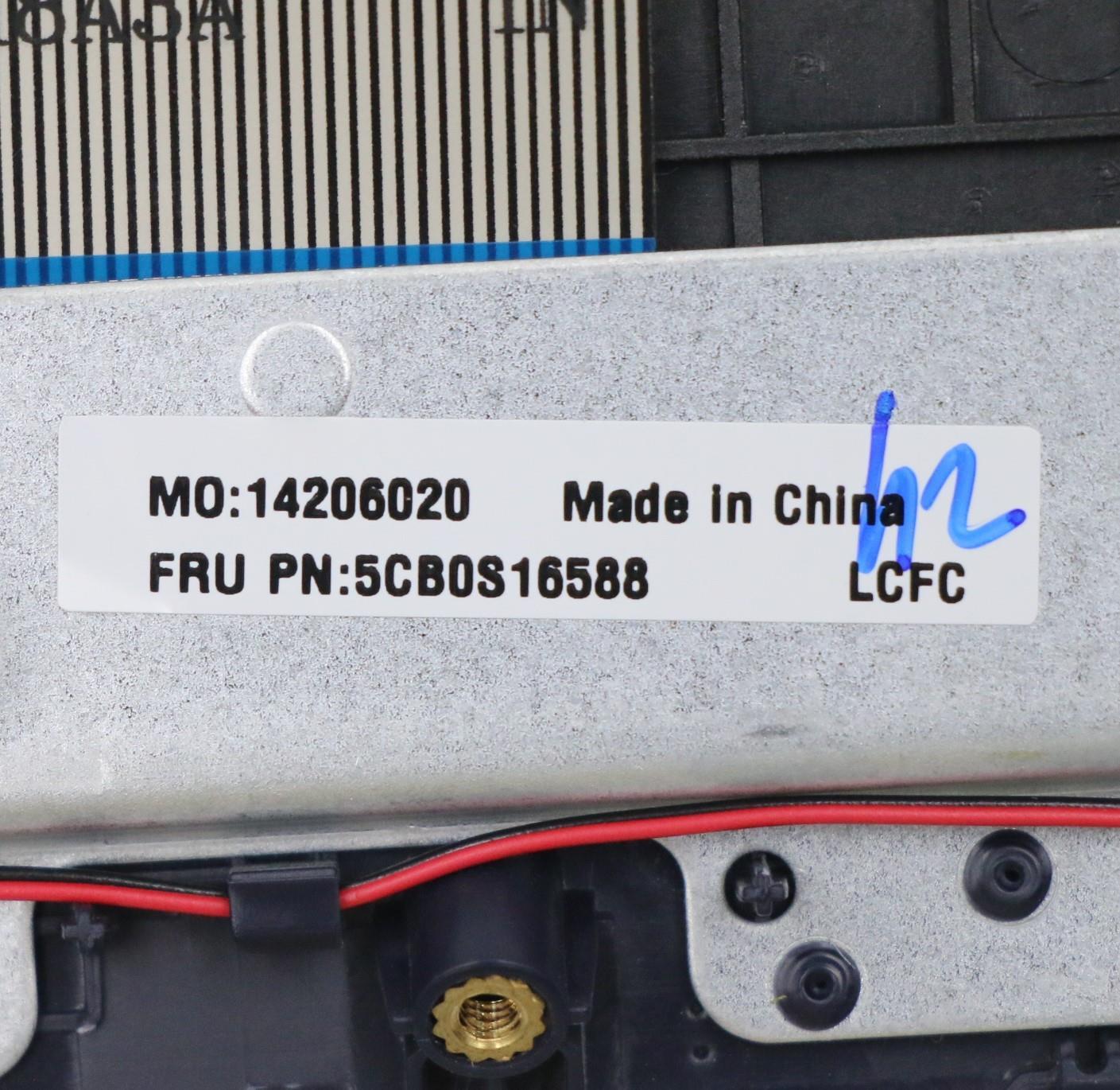 Lenovo Fg540 Log Up Assy Nejp Abyss B - 5CB0S16588