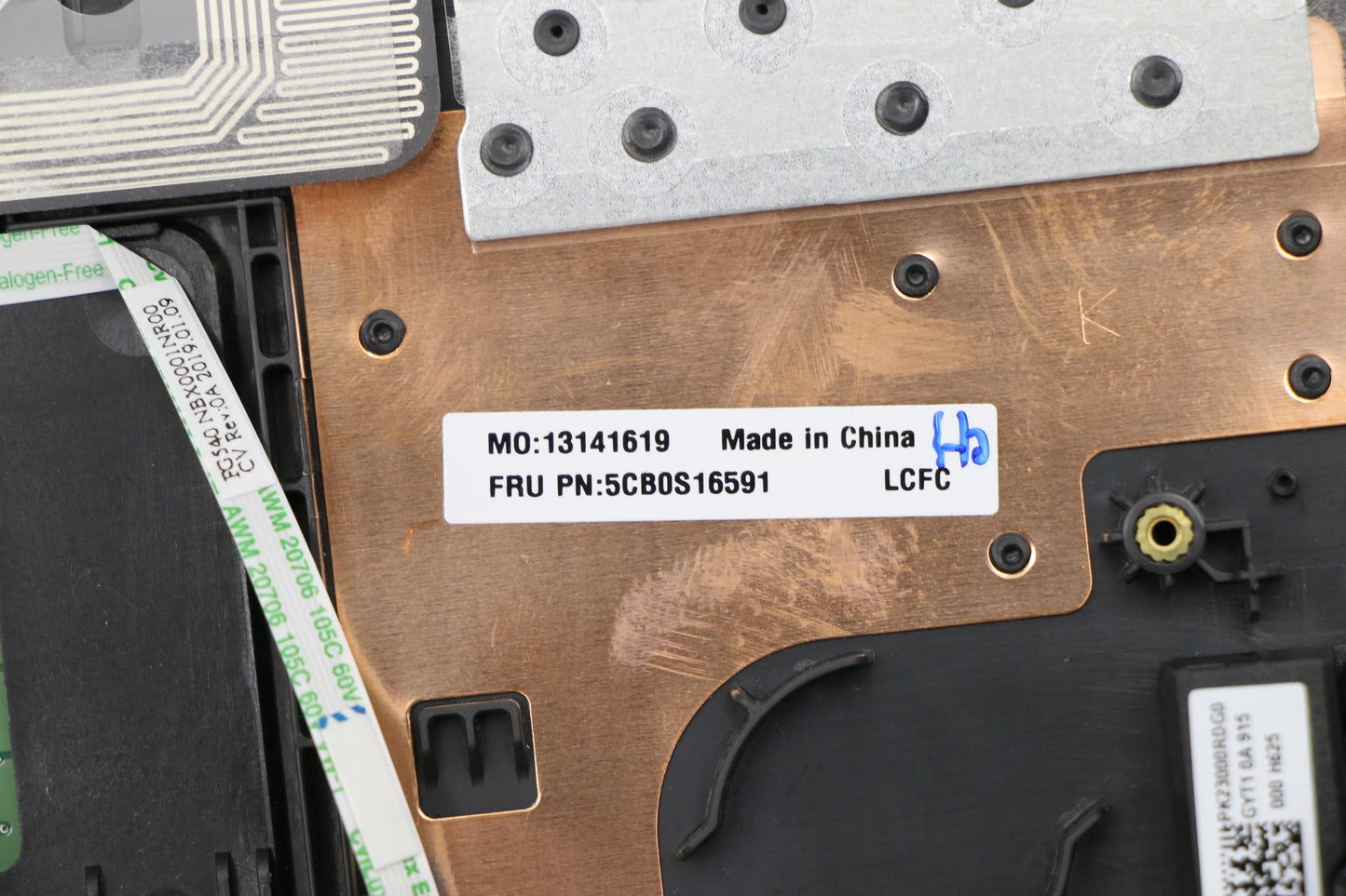 Lenovo Fg540 Log Up Assy Nejp G_Black - 5CB0S16591