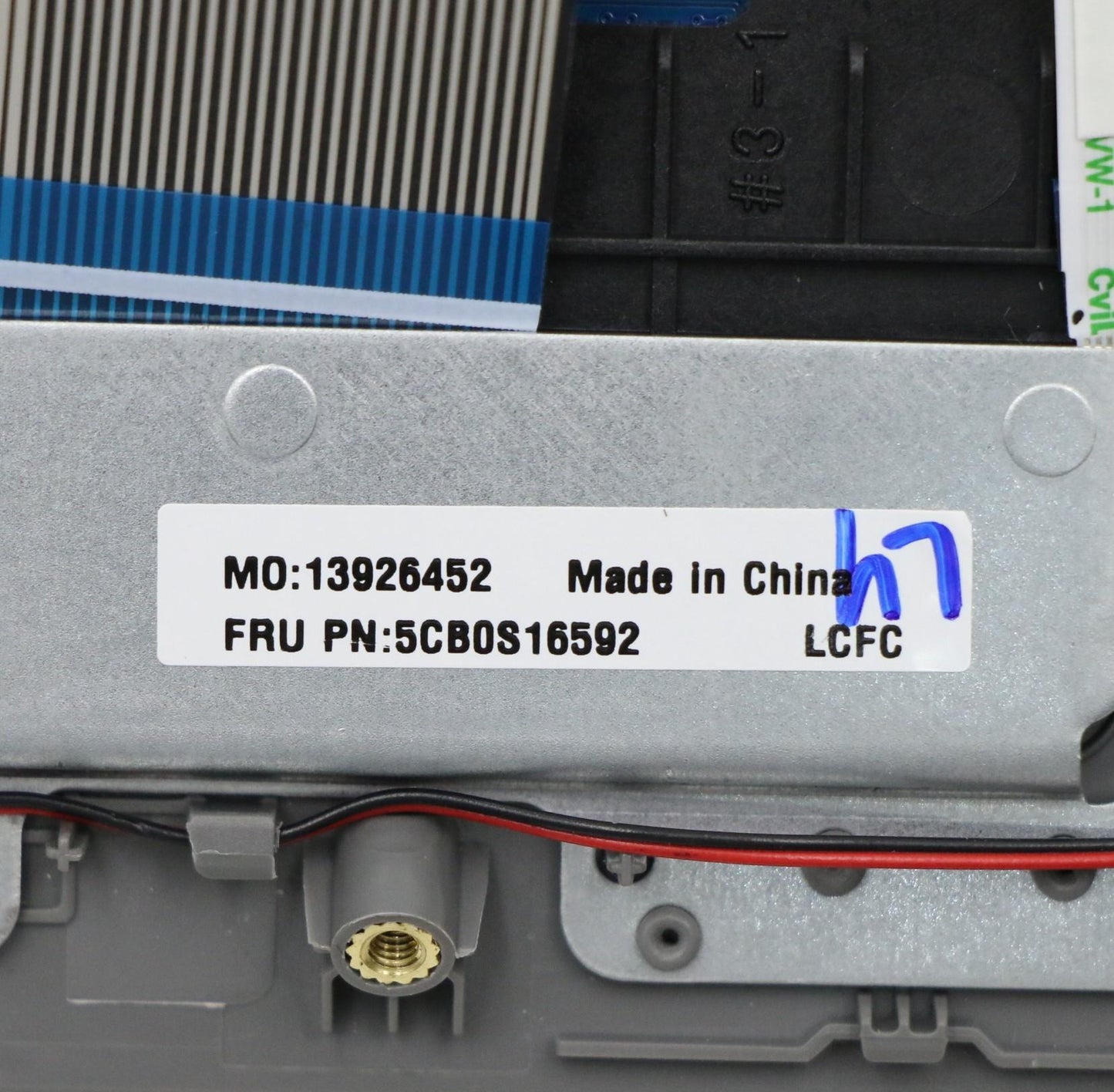 Lenovo C-Cover with Keyboard, USA English, Platinum Grey, Non-Backlight - 5CB0S16592