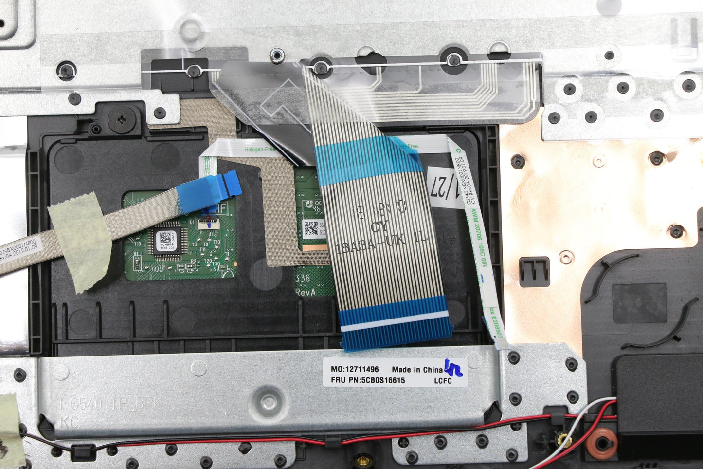 Lenovo Fg540 Log Up Assy Nejp G_Black - 5CB0S16615