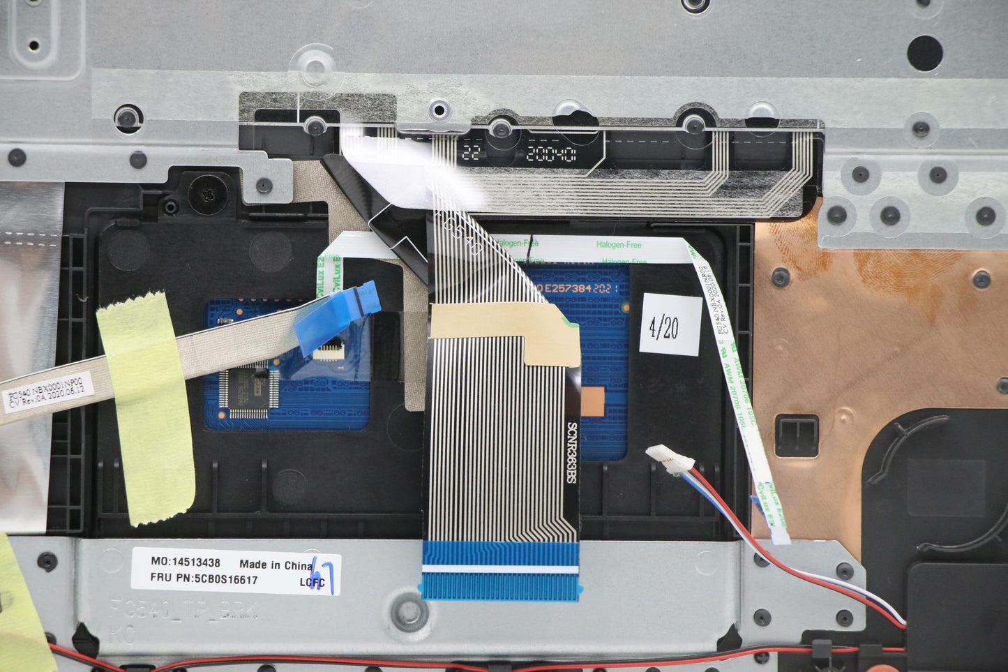 Lenovo Fg540 Log Up Assy Nejp G_Black - 5CB0S16617
