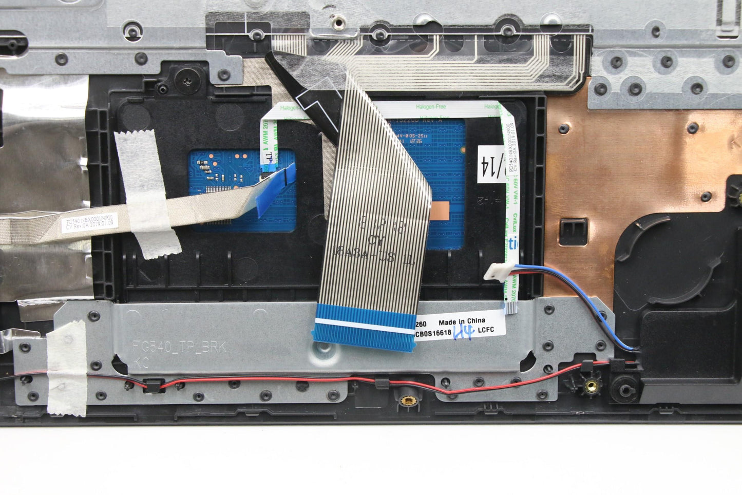 Lenovo C-Cover with Keyboard, Russian, Black, Non-Backlit - 5CB0S16618