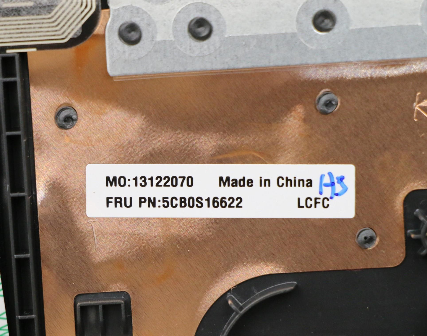Lenovo Fg540 Log Up Assy Nejp G_Black - 5CB0S16622