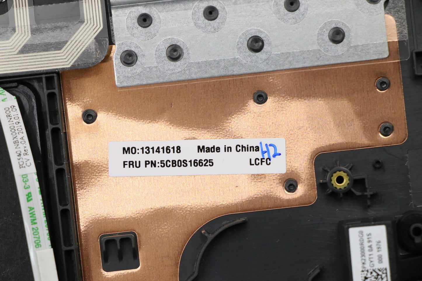 Lenovo Fg540 Log Up Assy Nejp G_Black - 5CB0S16625