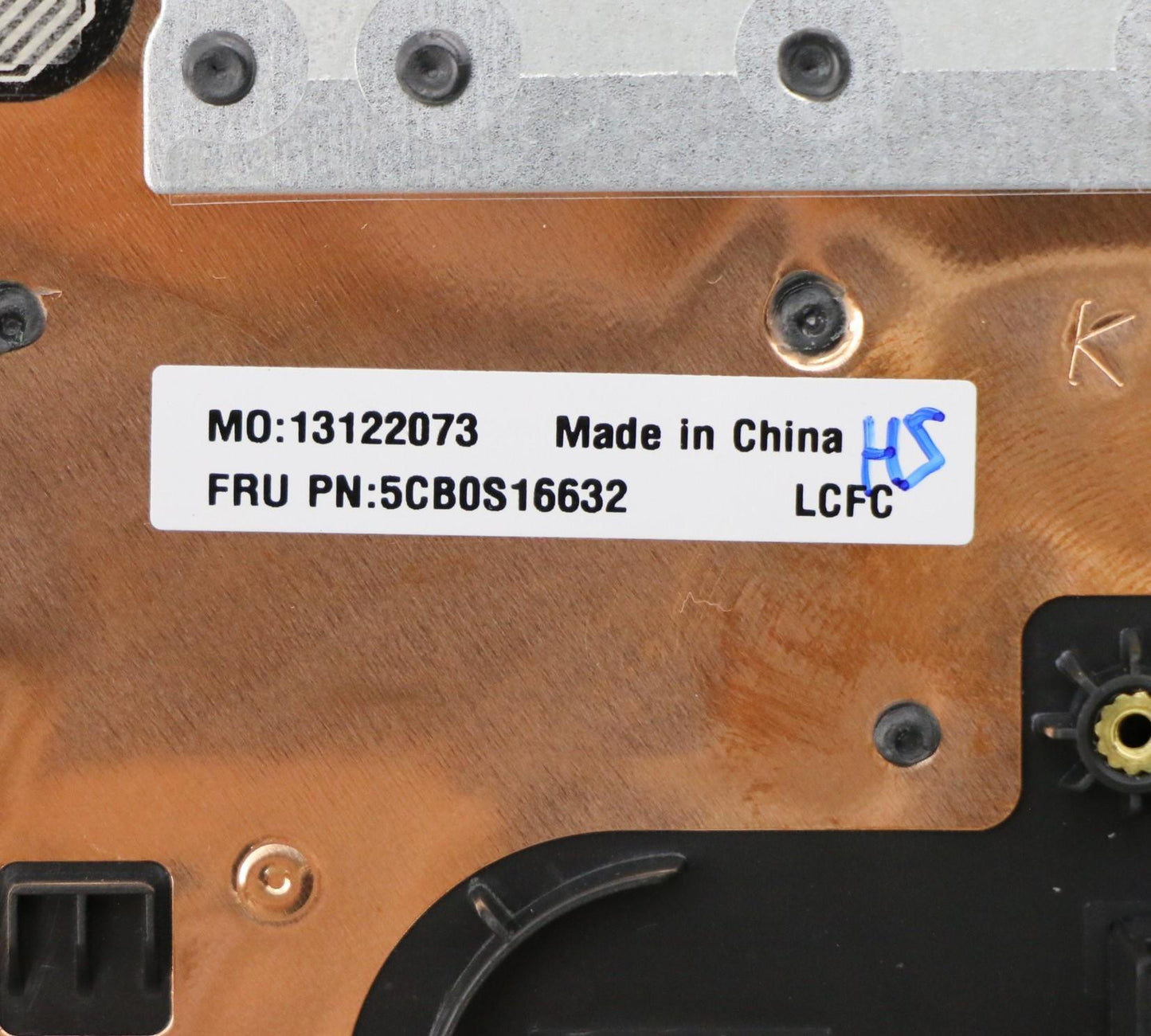 Lenovo Fg540 Log Up Assy Nejp G_Black - 5CB0S16632