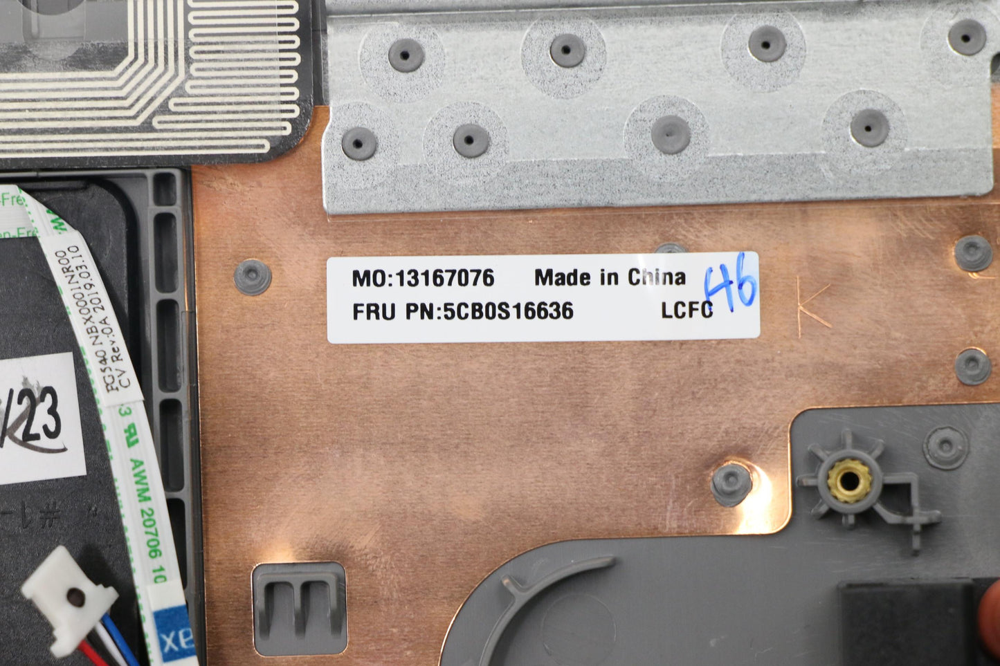 Lenovo Fg540 Log Up Assy Nejp Pg ,Ko - 5CB0S16636