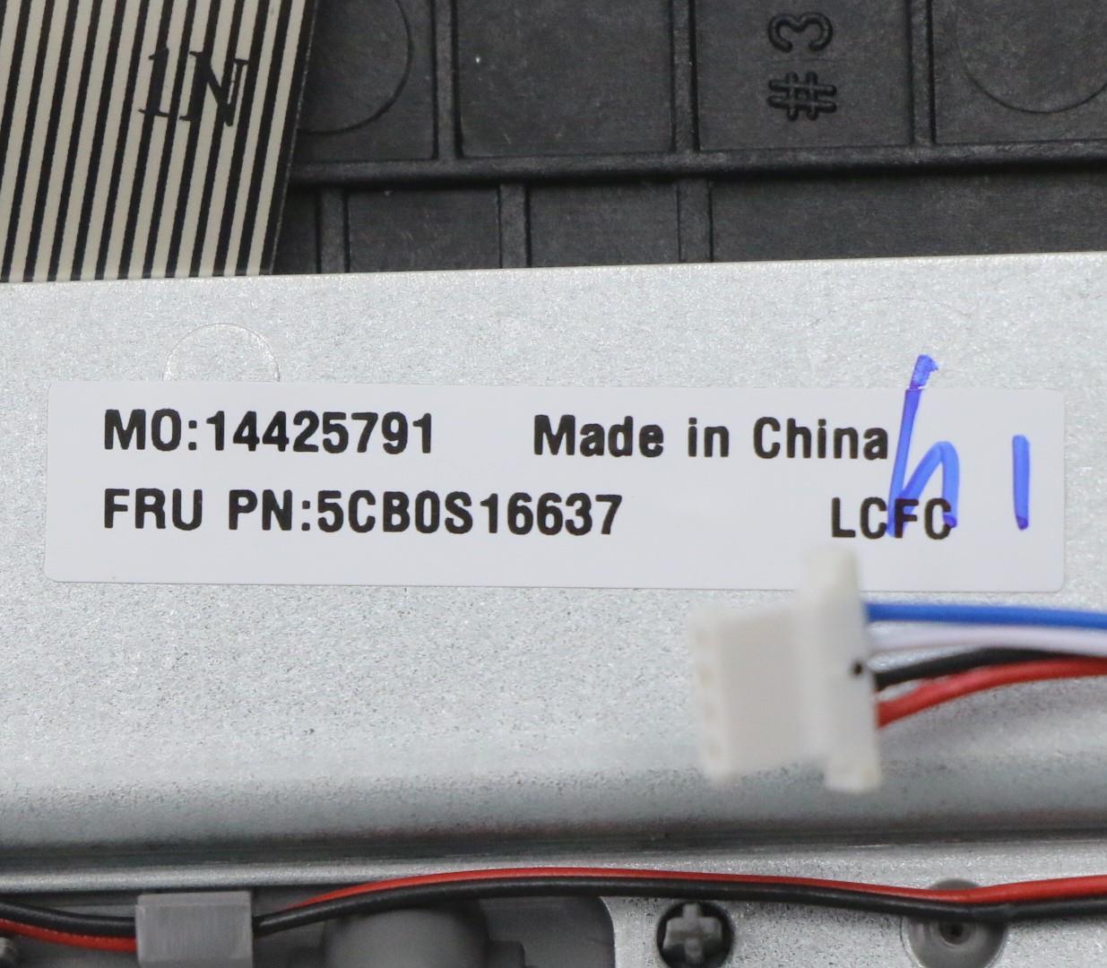 Lenovo Fg540 Log Up Assy Nejp Pg ,It - 5CB0S16637