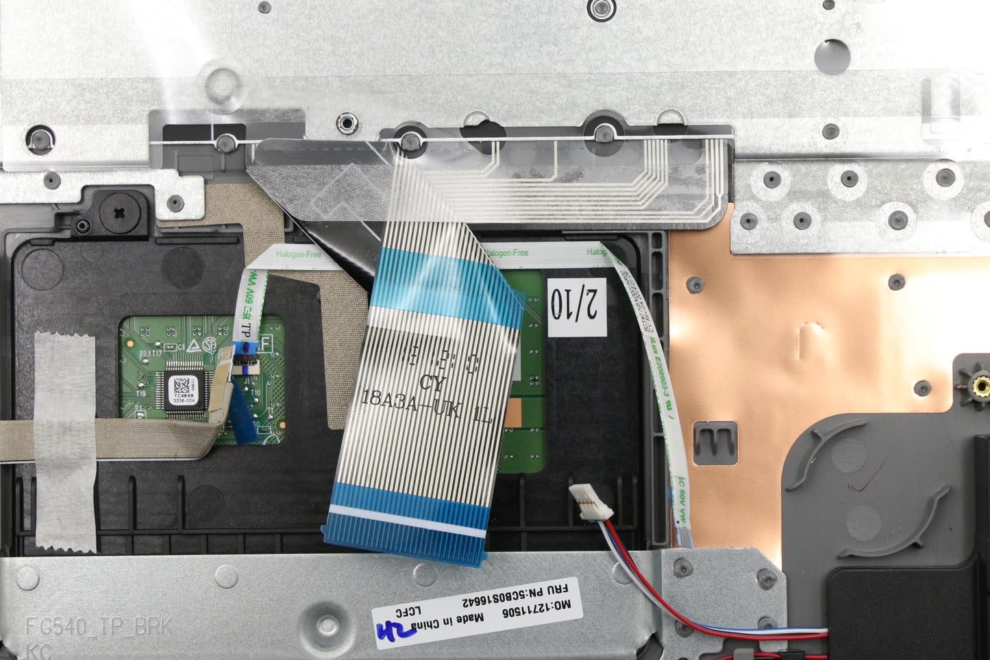 Lenovo Fg540 Log Up Assy Nejp Pg ,Gr - 5CB0S16642