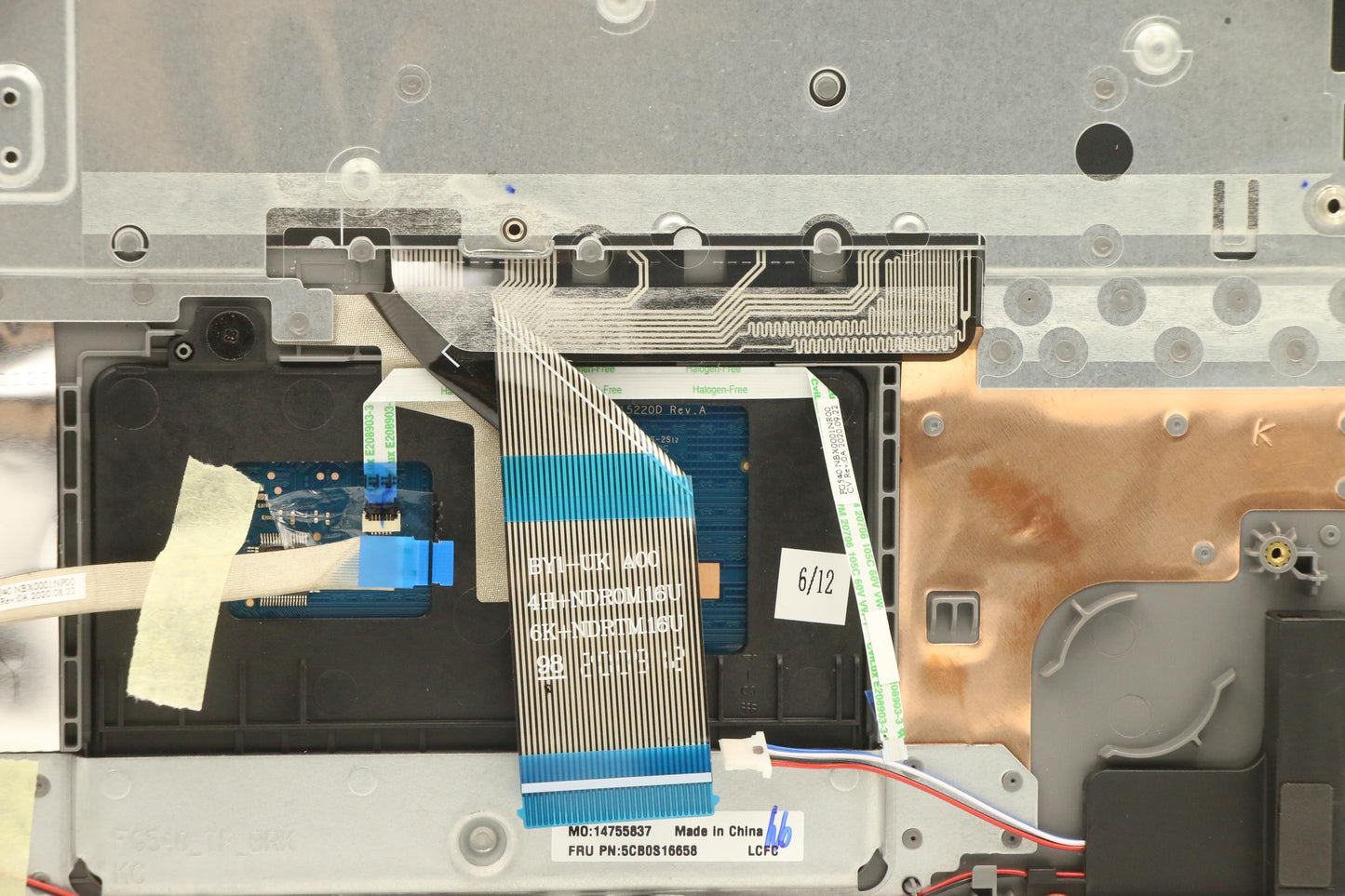 Lenovo Fg540 Log Up Assy Nejp Pg ,Fr - 5CB0S16658