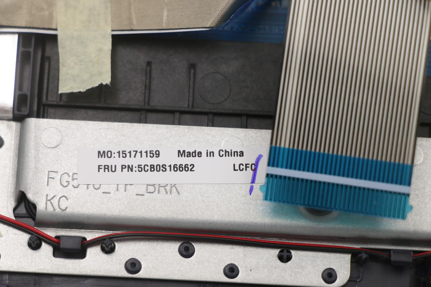 Lenovo Fg540 Log Up Assy Nejp Abyss B - 5CB0S16662