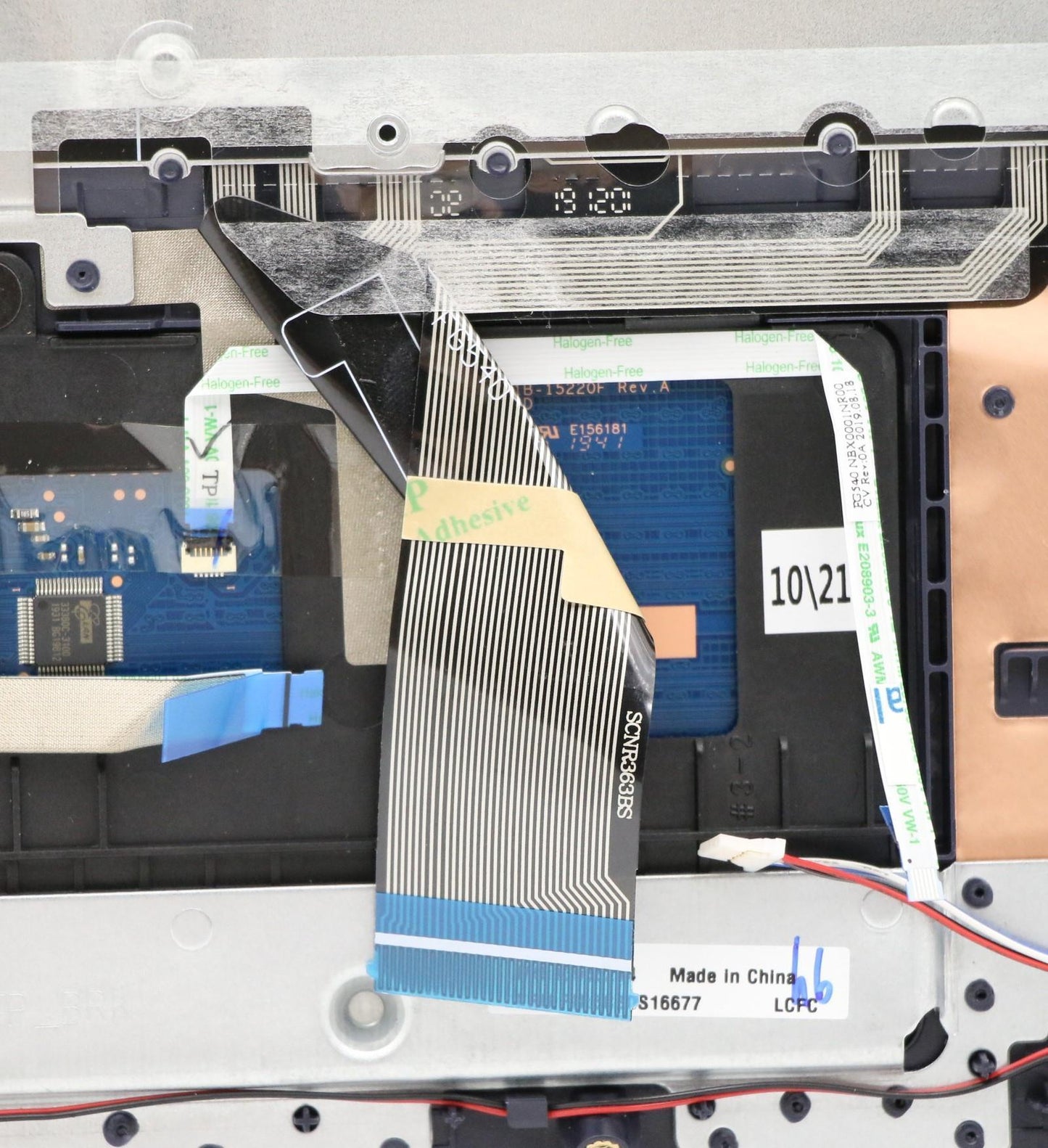 Lenovo Fg540 Log Up Assy Nejp Abyss B - 5CB0S16677