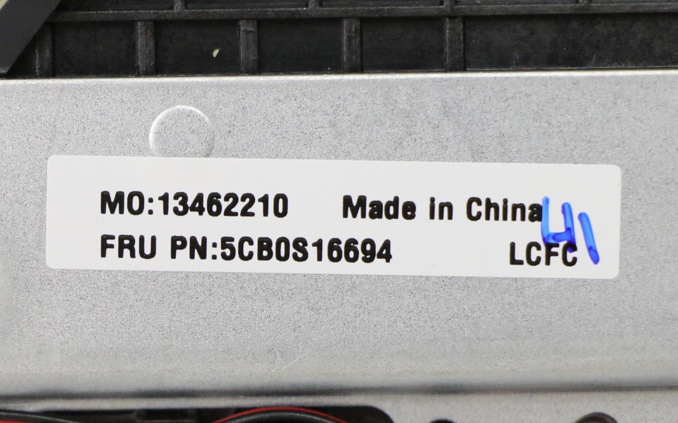 Lenovo Fg540 Log Up Assy Nejp_Do_Imr, - 5CB0S16694