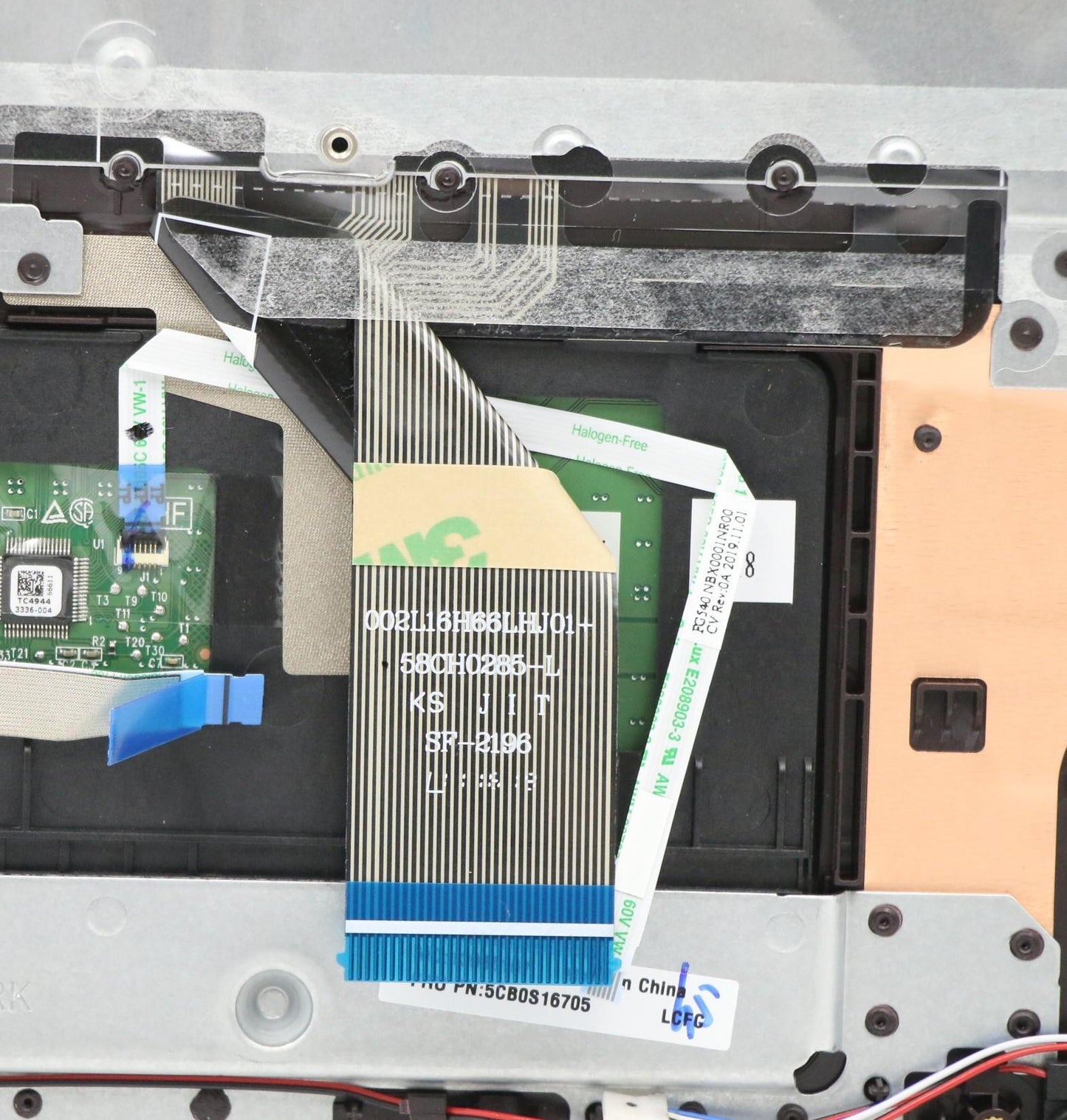 Lenovo Fg540 Log Up Assy Nejp_Do_Imr, - 5CB0S16705