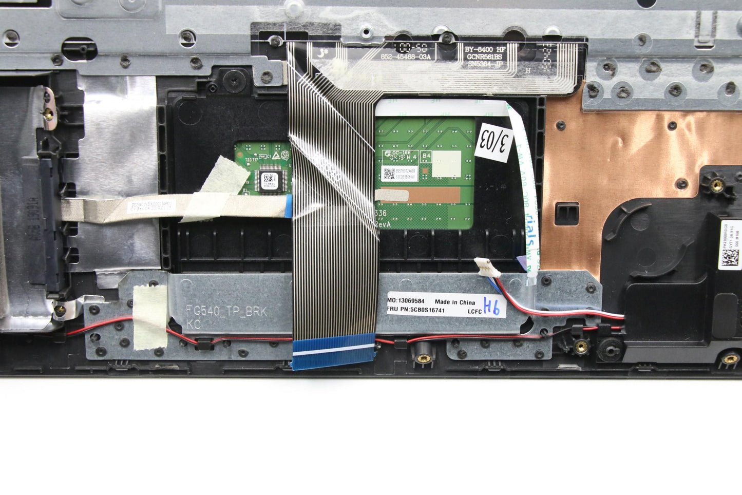 Lenovo Fg540 Log Up Assy Jp_Gt_Bk_Imr - 5CB0S16741