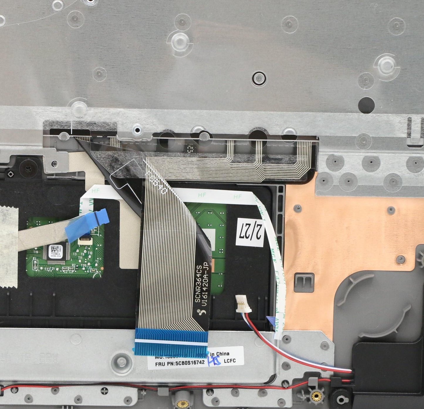 Lenovo Fg540 Log Up Assy Jp Pg ,Ja - 5CB0S16742