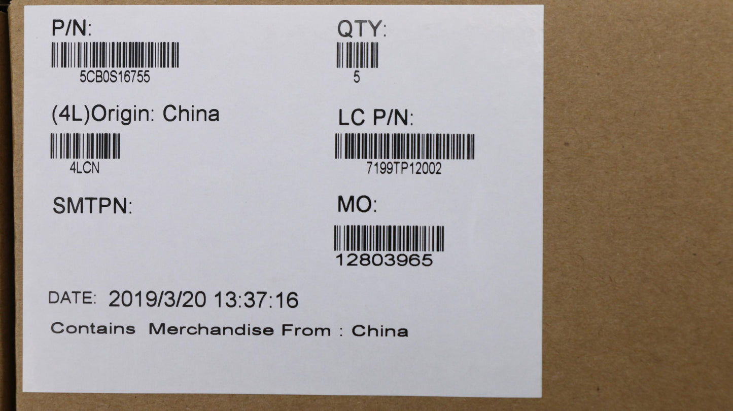 Lenovo Hinge Cover, Grey - 5CB0S16755