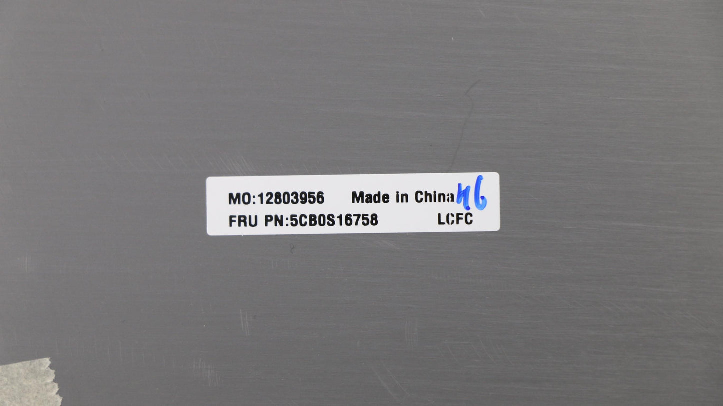 Lenovo LCD Cover, IMR Grey - 5CB0S16758
