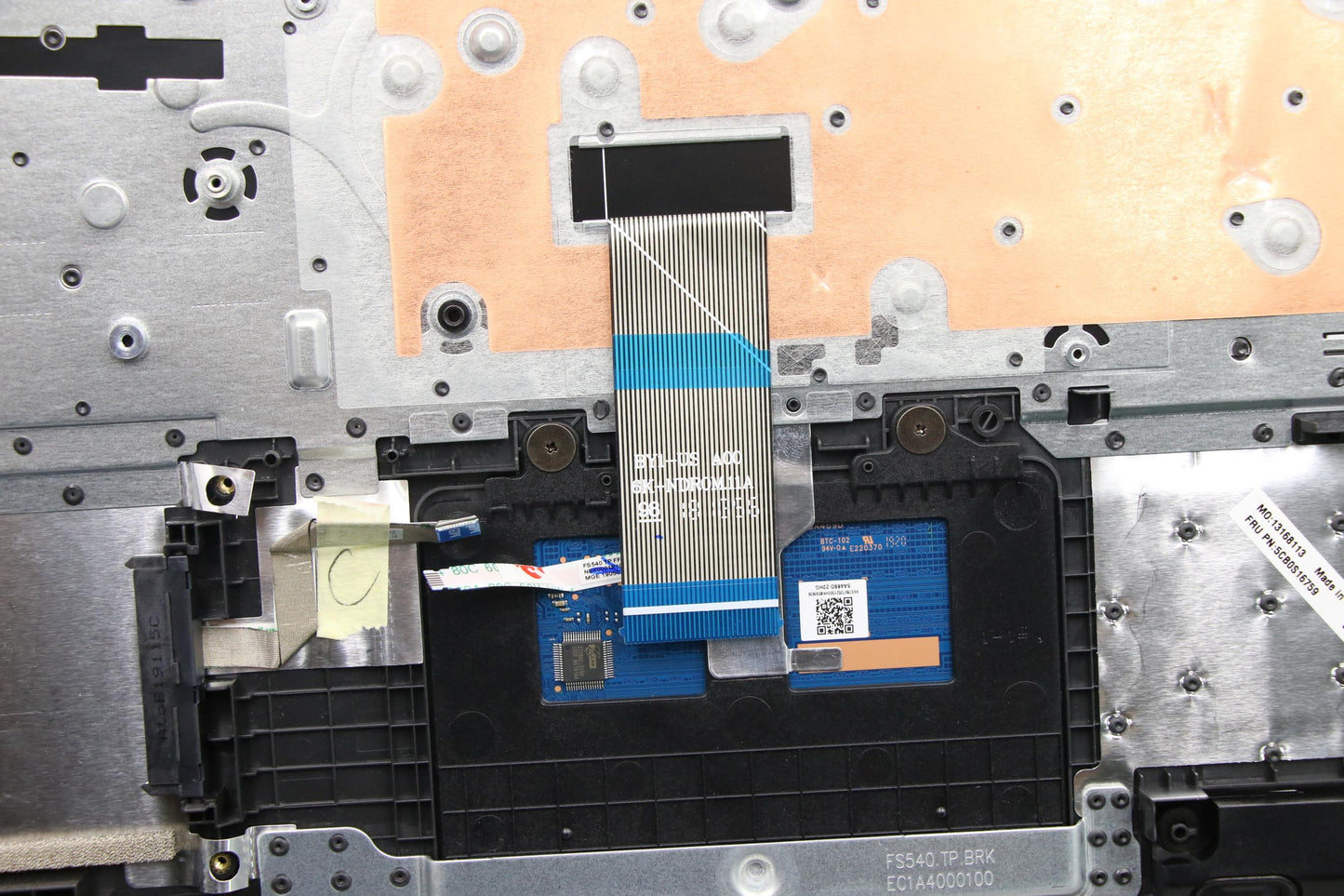 Lenovo C-Cover with Keyboard, USA English, Black, Non-Backlit - 5CB0S16759