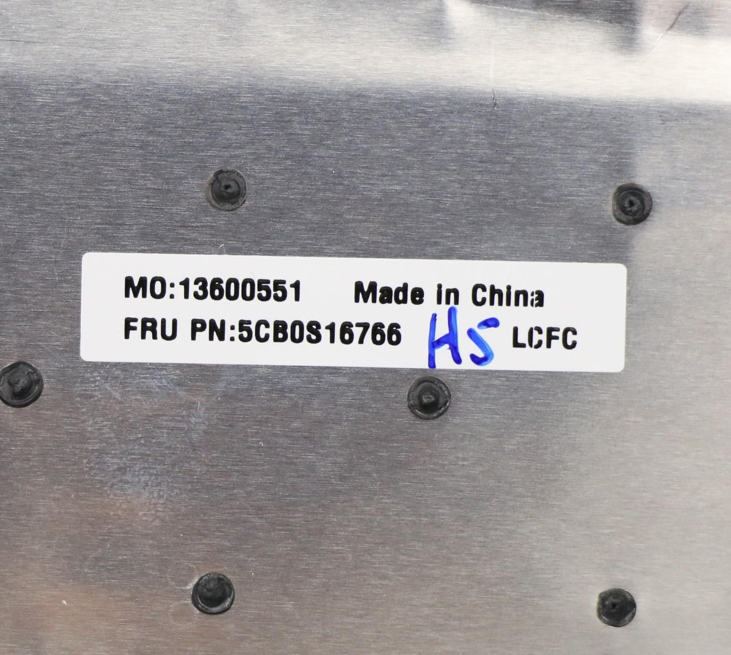 Lenovo Log Up Assy Imr Black Dis_Uk - 5CB0S16766