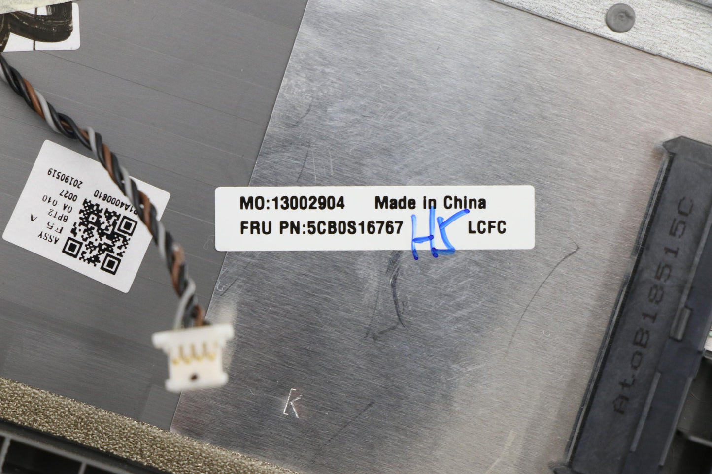 Lenovo Log Up Assy Imr Grey Dis_Uk - 5CB0S16767