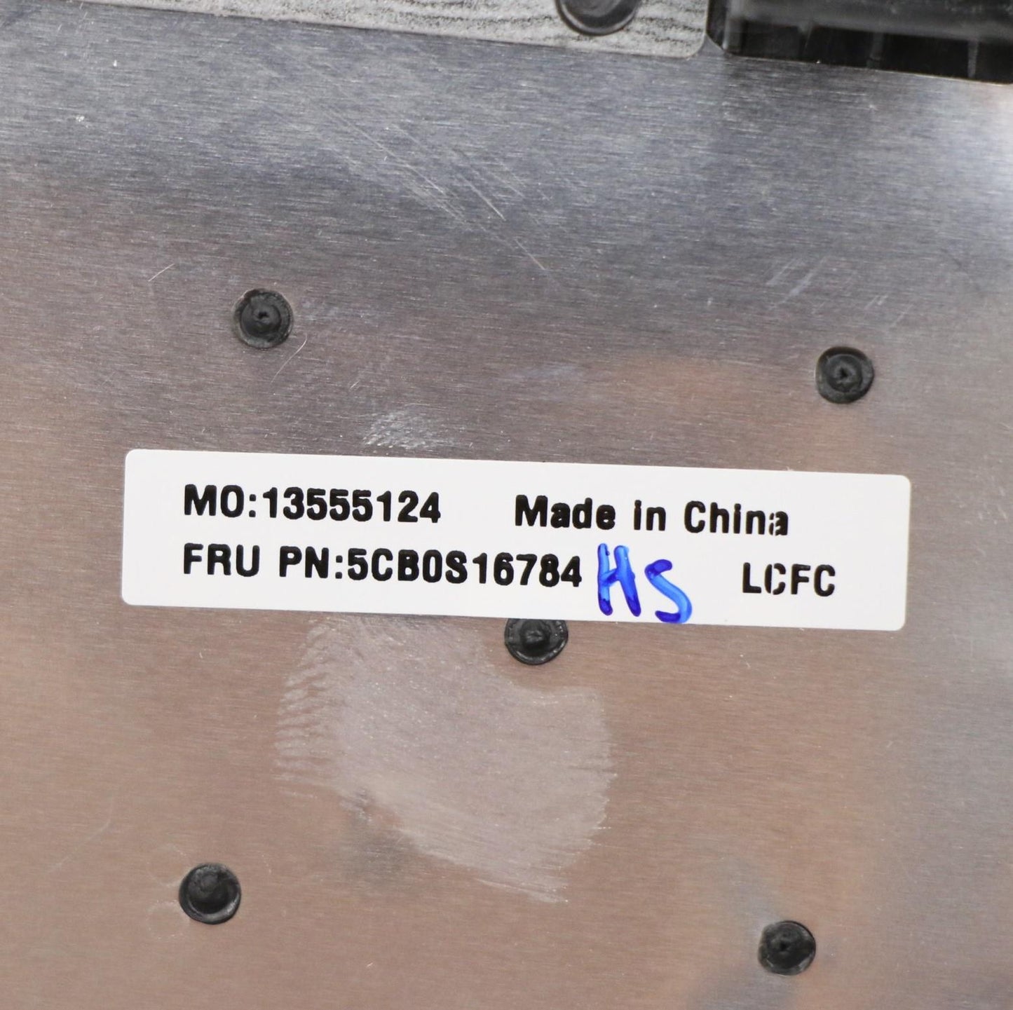 Lenovo Log Up Assy Imr Black Dis_Tr - 5CB0S16784