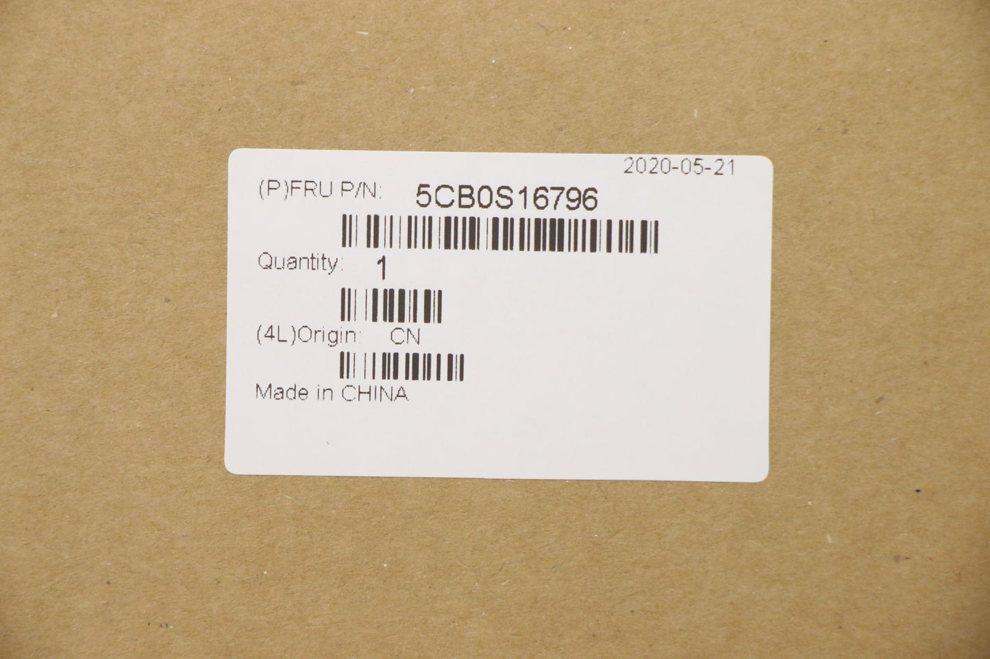 Lenovo Log Up Assy Imr Black Dis_Po - 5CB0S16796