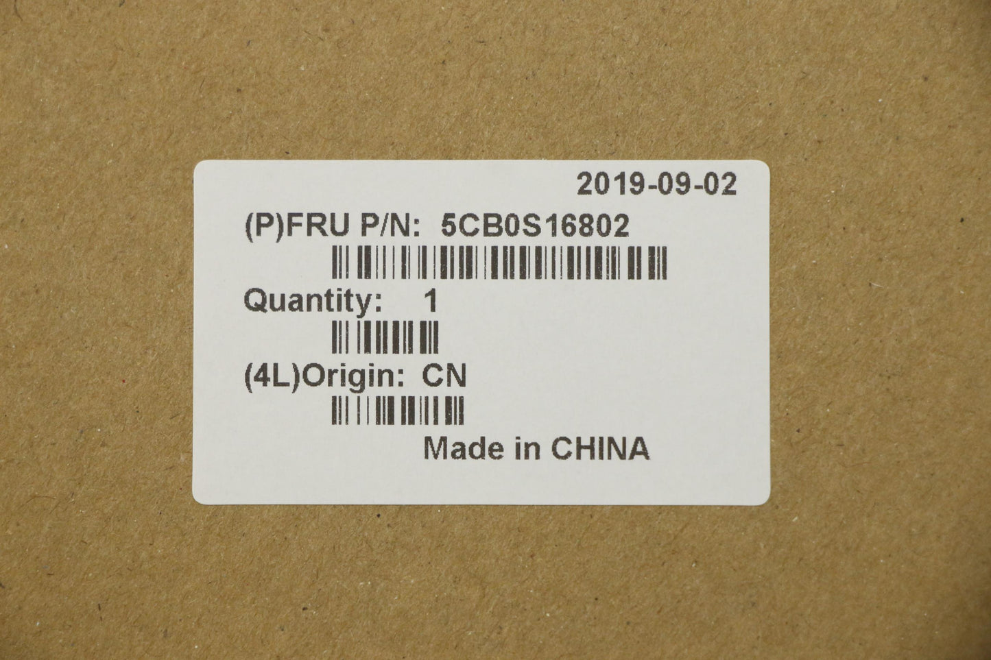 Lenovo Log Up Assy Imr Black Dis_La - 5CB0S16802