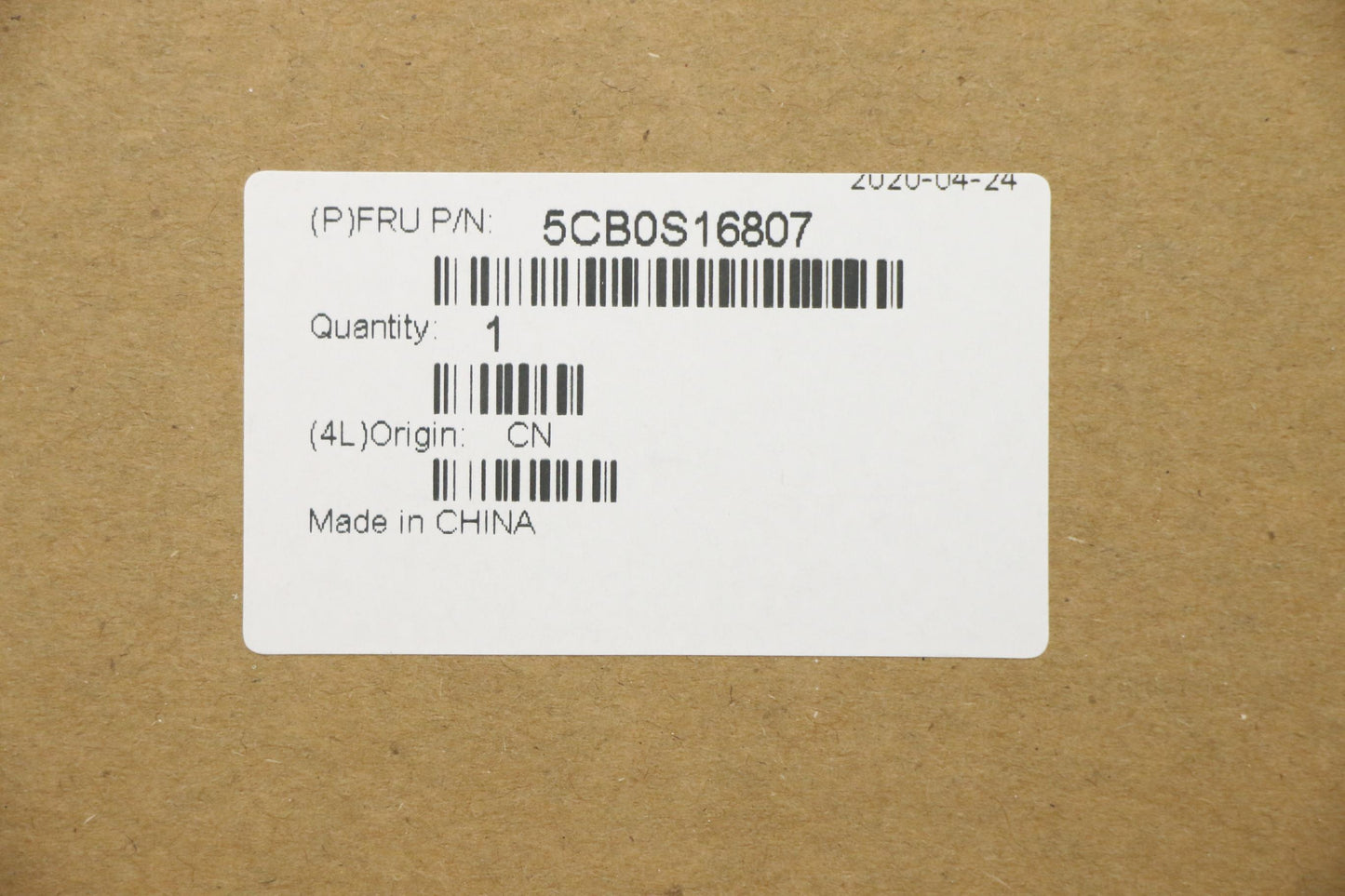 Lenovo Log Up Assy Texture Black Dis_ - 5CB0S16807