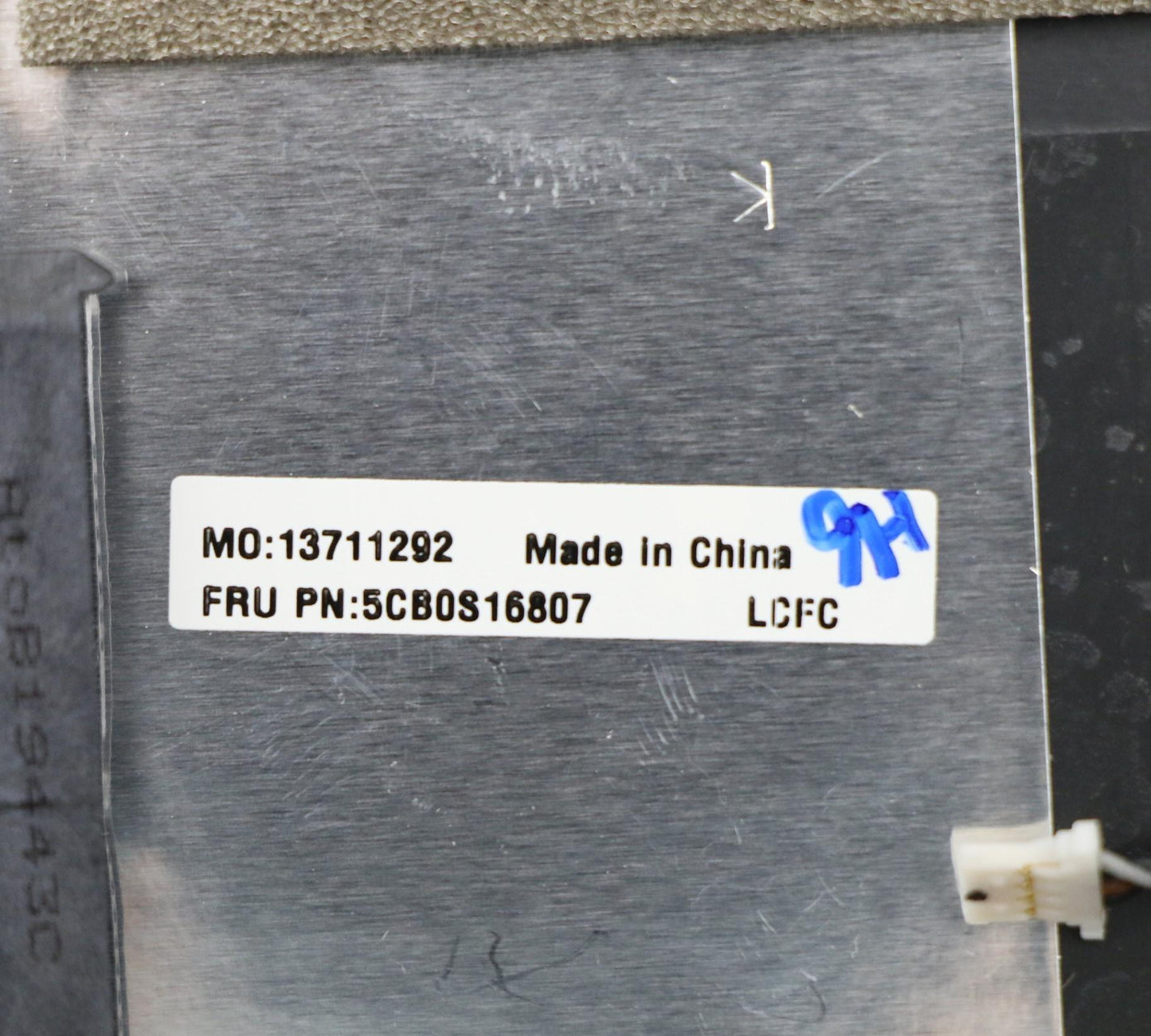 Lenovo Log Up Assy Texture Black Dis_ - 5CB0S16807