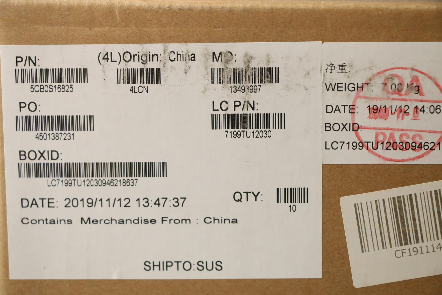 Lenovo Log Up Assy Texture Black Dis_ - 5CB0S16825
