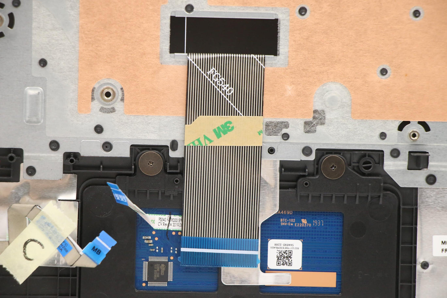 Lenovo Log Up Assy Texture Black Dis_ - 5CB0S16825