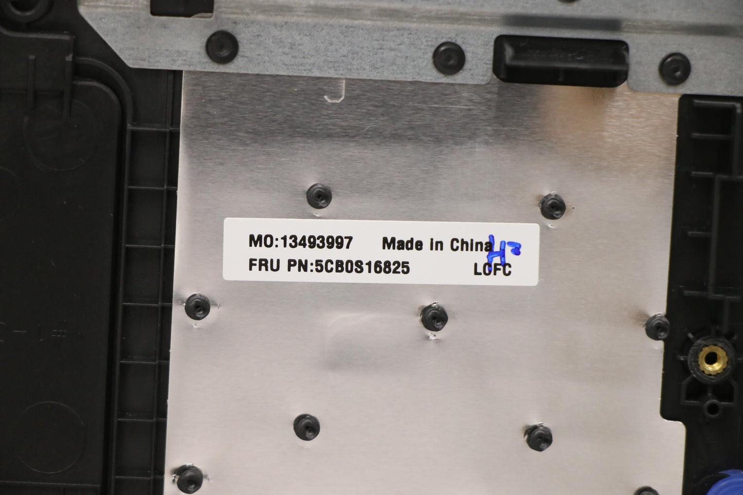 Lenovo Log Up Assy Texture Black Dis_ - 5CB0S16825