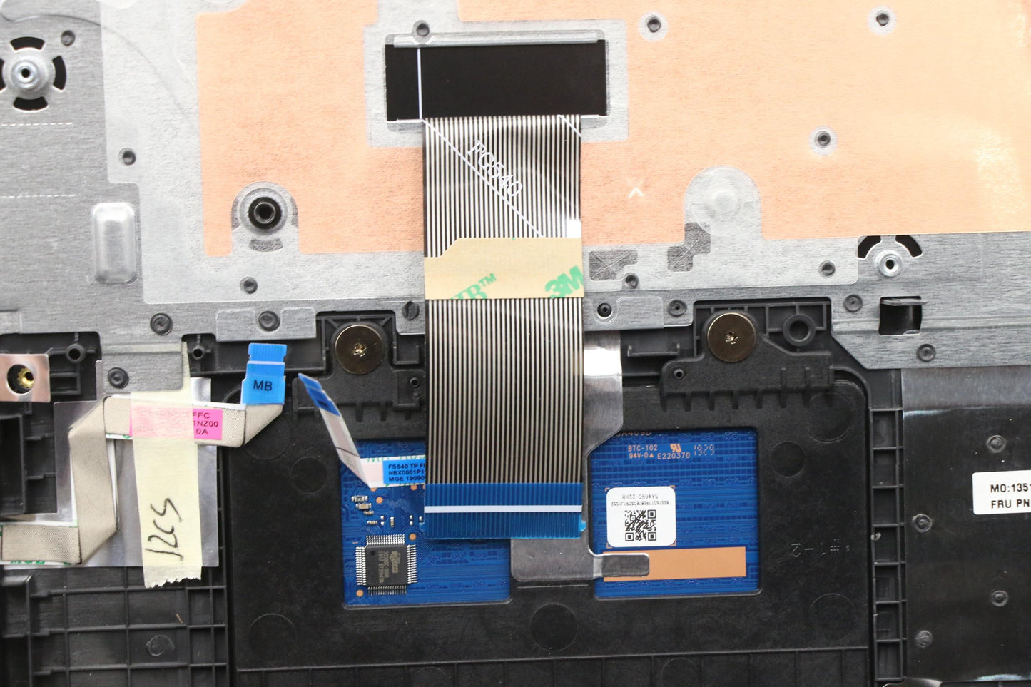 Lenovo C-Cover with Keyboard, Russian, Black, Non-Backlit - 5CB0S16826