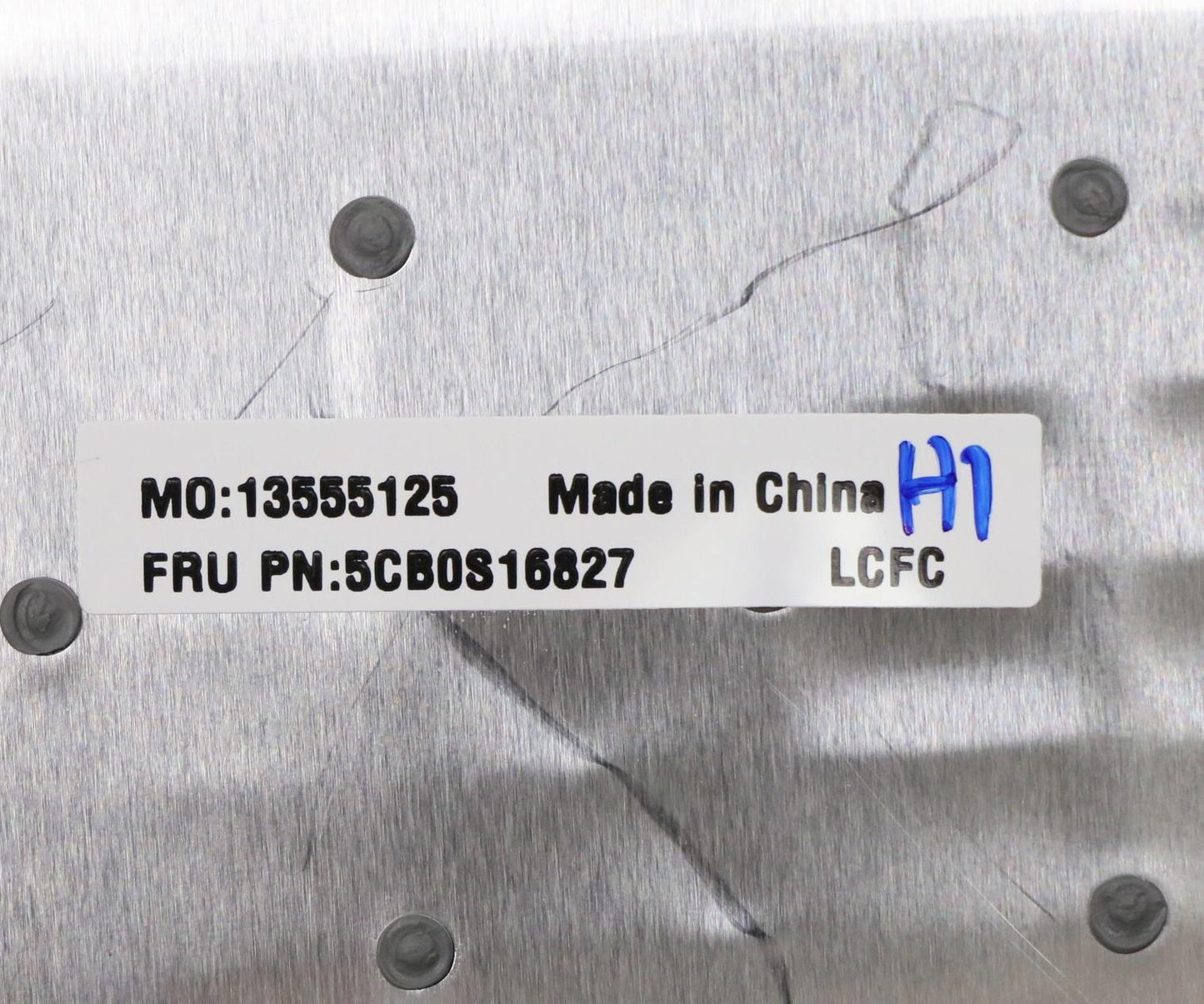 Lenovo Log Up Assy Imr Grey Dis_Ru - 5CB0S16827