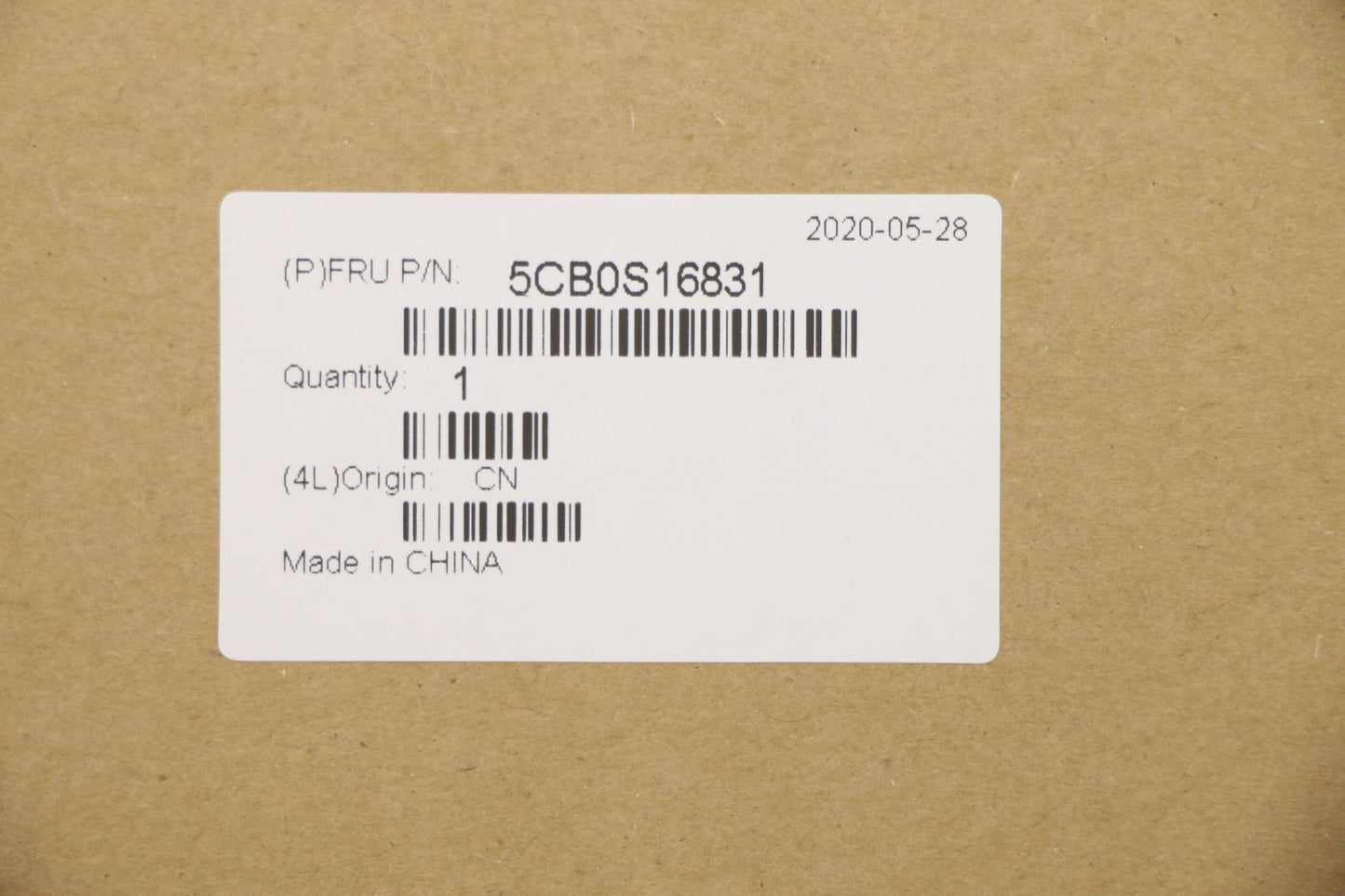 Lenovo Log Up Assy Texture Black Dis_ - 5CB0S16831