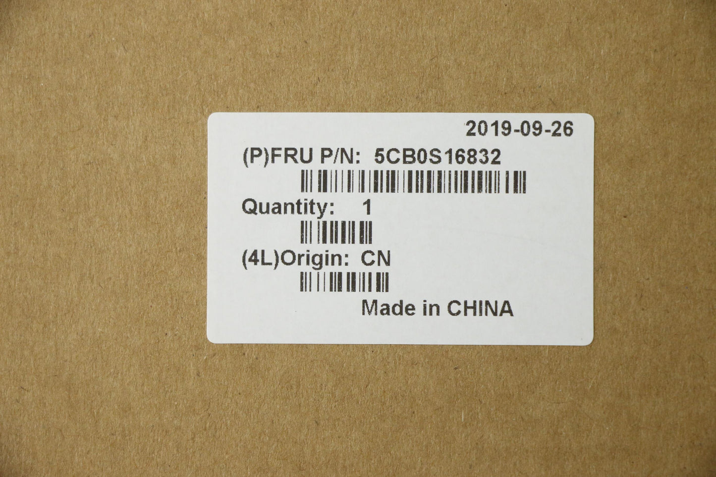 Lenovo Log Up Assy Imr Black Dis_Fr - 5CB0S16832