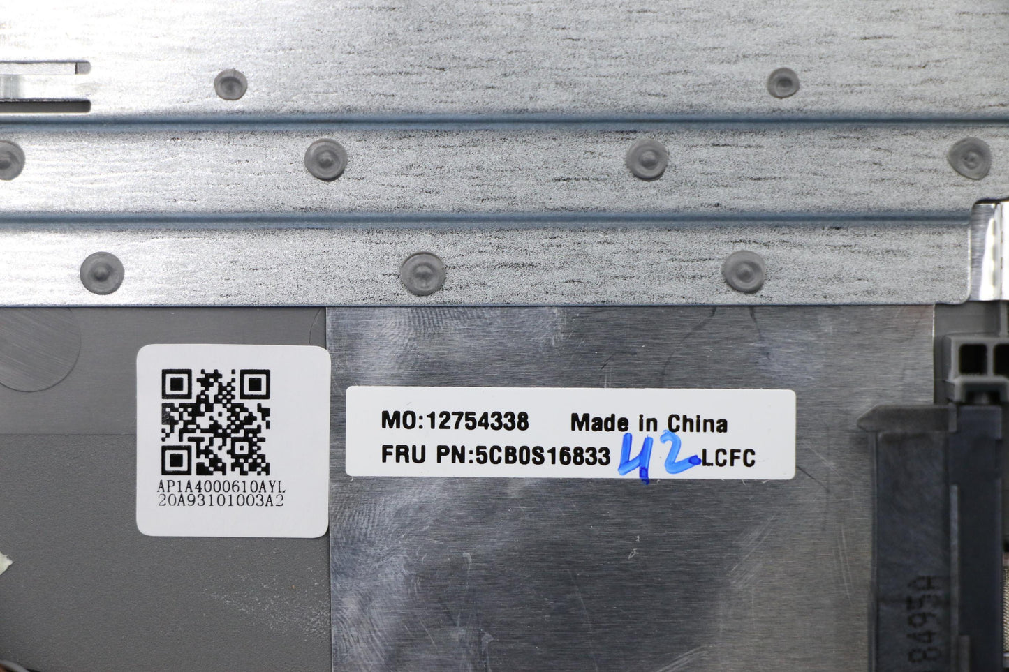 Lenovo Log Up Assy Imr Grey Dis_Fr - 5CB0S16833