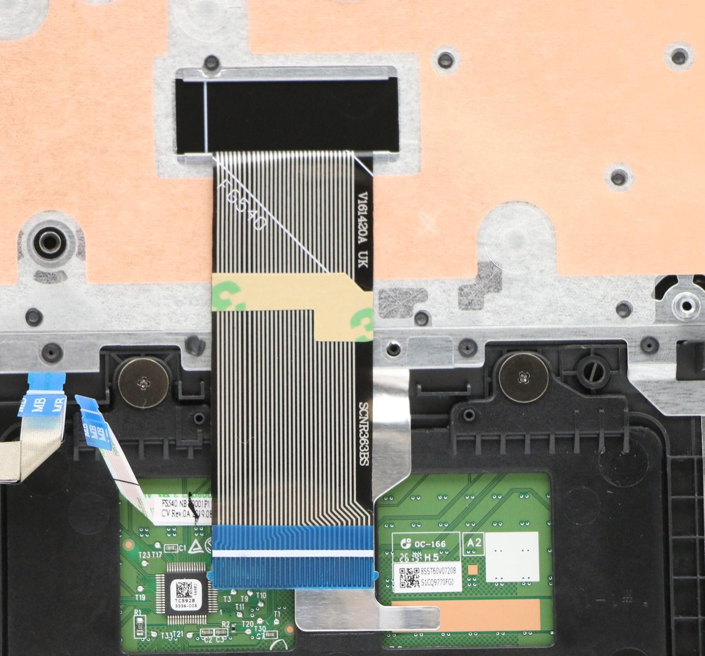 Lenovo Log Up Assy Texture Black Dis_ - 5CB0S16837