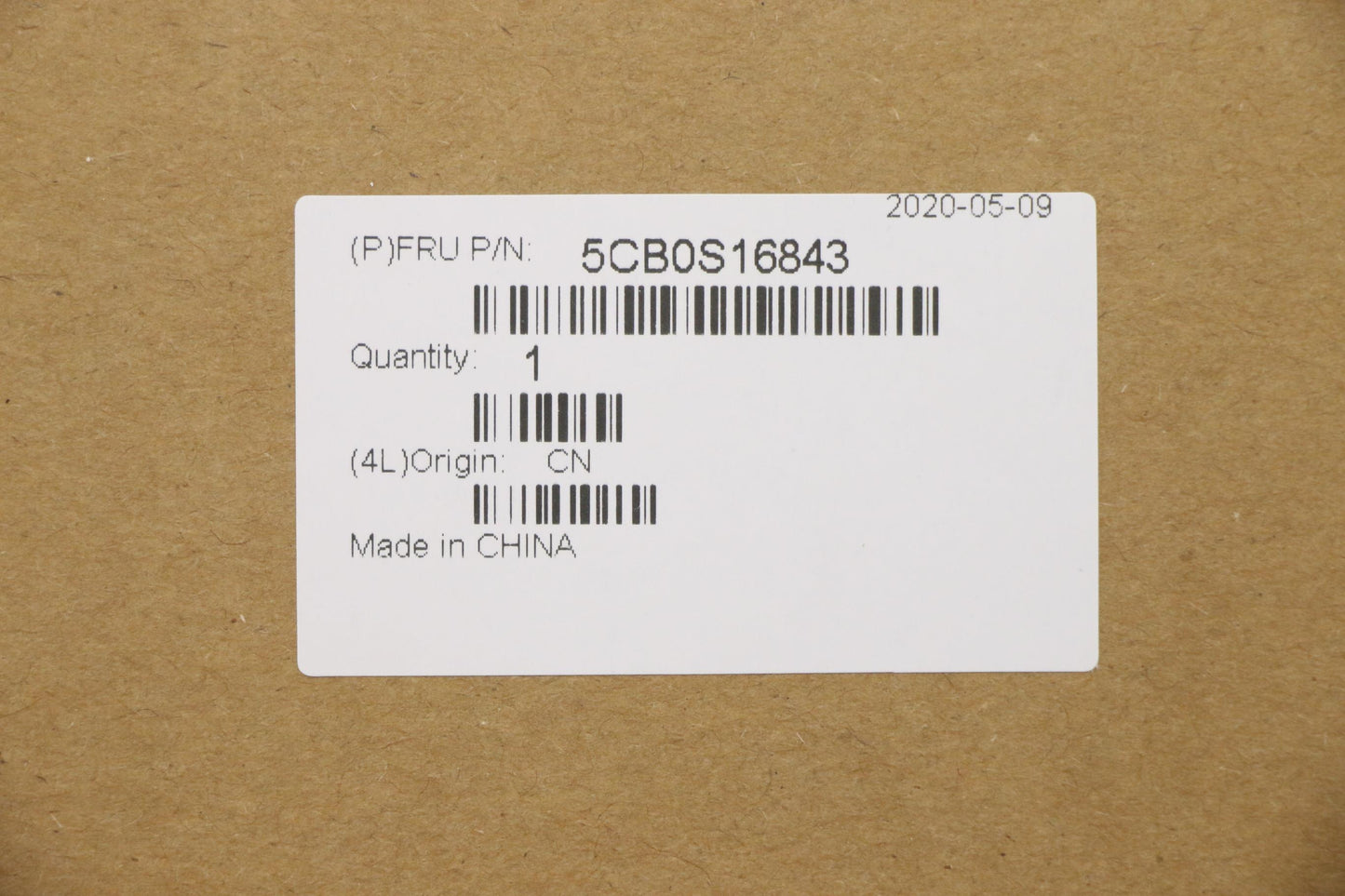 Lenovo Log Up Assy Texture Black Dis_ - 5CB0S16843