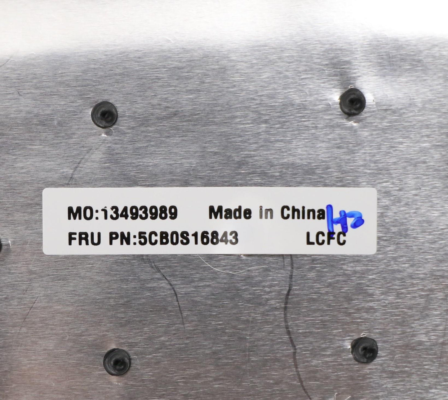 Lenovo Log Up Assy Texture Black Dis_ - 5CB0S16843