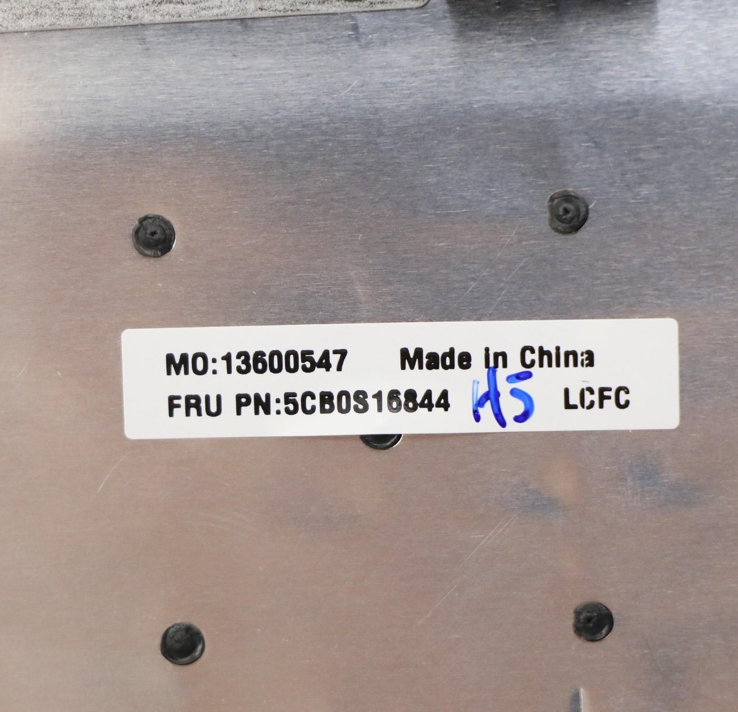 Lenovo Log Up Assy Imr Black Dis_Ar-E - 5CB0S16844