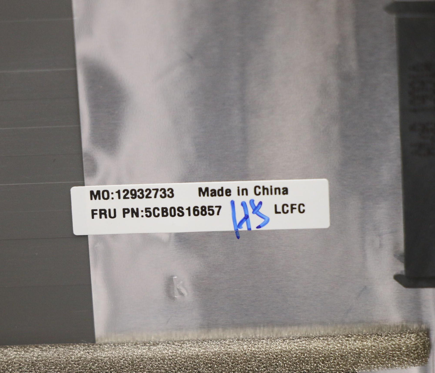 Lenovo Log Up Assy Imr Grey Dis_Gk - 5CB0S16857