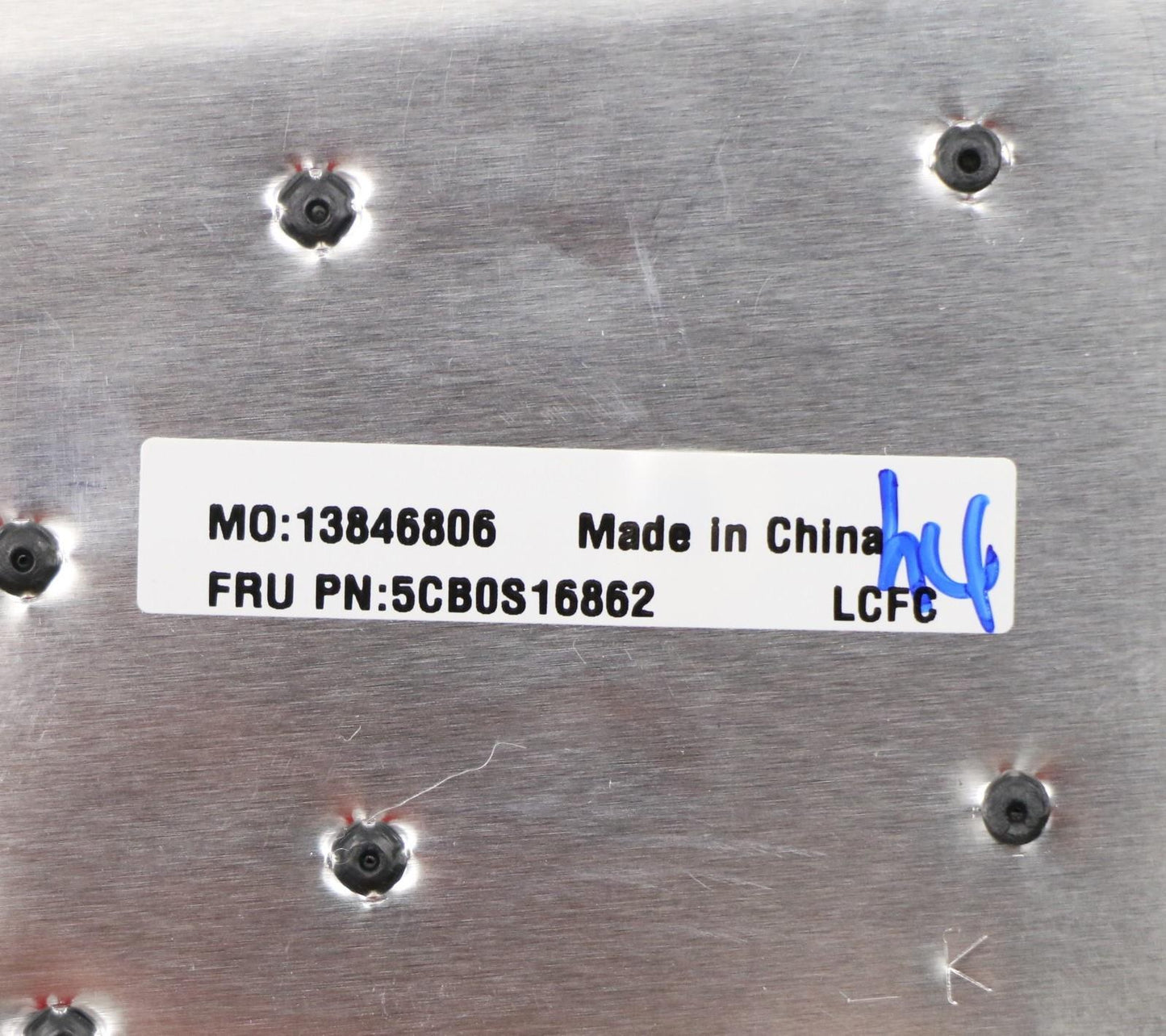 Lenovo Log Up Assy Imr Black Dis_Hb - 5CB0S16862