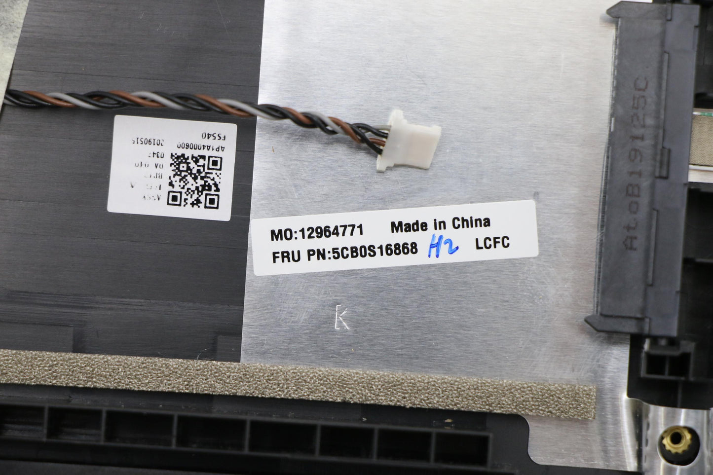 Lenovo Log Up Assy Imr Black Dis_Hg - 5CB0S16868