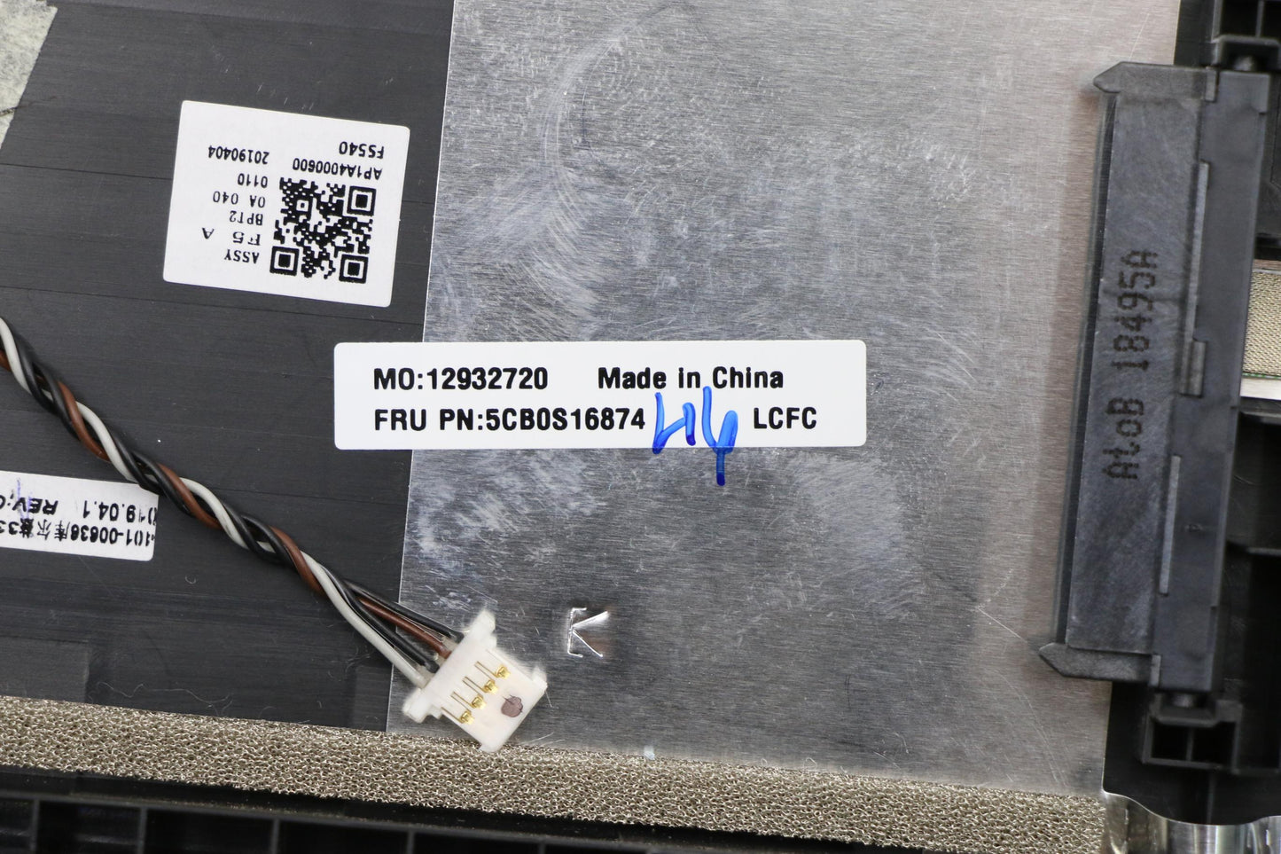 Lenovo Log Up Assy Imr Black Dis_Nd - 5CB0S16874