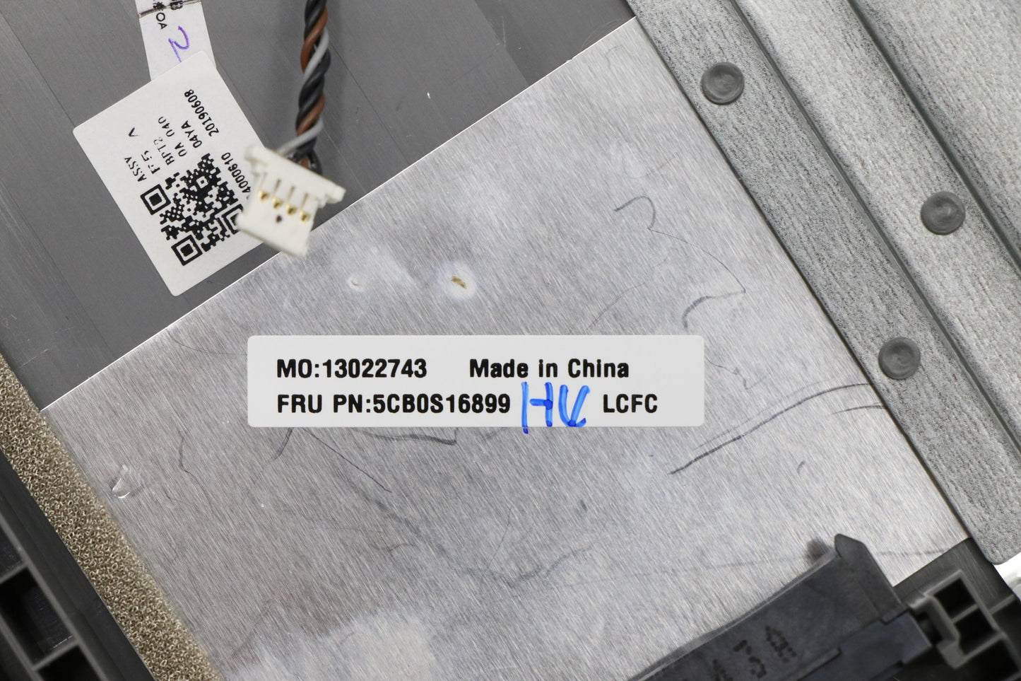 Lenovo Log Up Assy Imr Grey Dis_Sw - 5CB0S16899