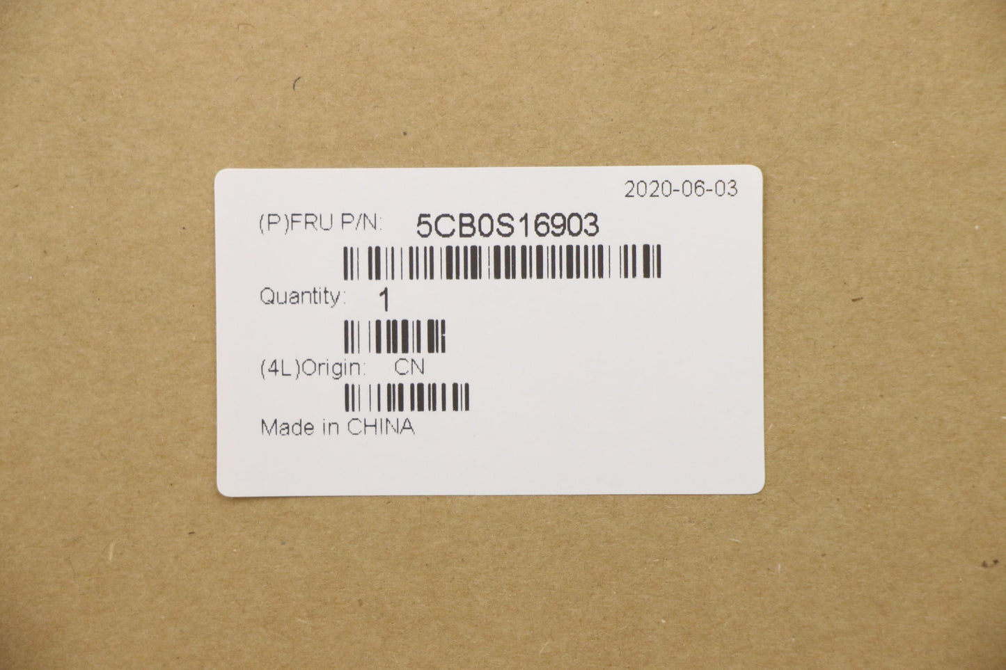 Lenovo Log Up Assy Texture Black Dis_ - 5CB0S16903